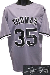 Frank Thomas Signed Autographed Chicago White Sox Baseball Jersey (JSA COA)