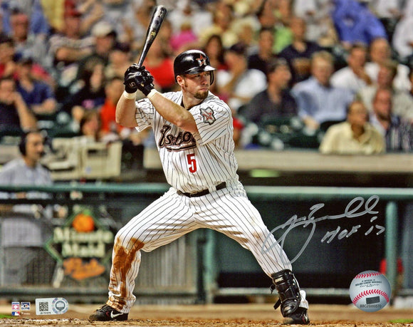 Jeff Bagwell Signed Autographed Glossy 8x10 Photo Houston Astros (MLB Authenticated)