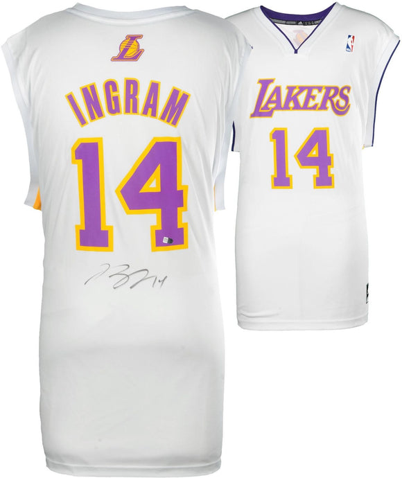 Brandon Ingram Signed Autographed Los Angeles Lakers Basketball Jersey (Fanatics COA)