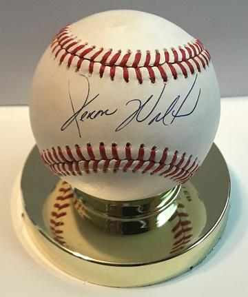 Jerome Walton Signed Autographed Official National League ONL Baseball (SA COA)