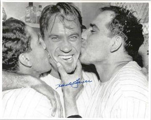 Hank Bauer Signed Autographed Glossy 8x10 Photo New York Yankees (SA COA)
