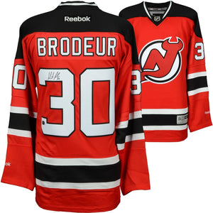 Martin Brodeur Signed Autographed New Jersey Devils Hockey Jersey (Steiner COA)