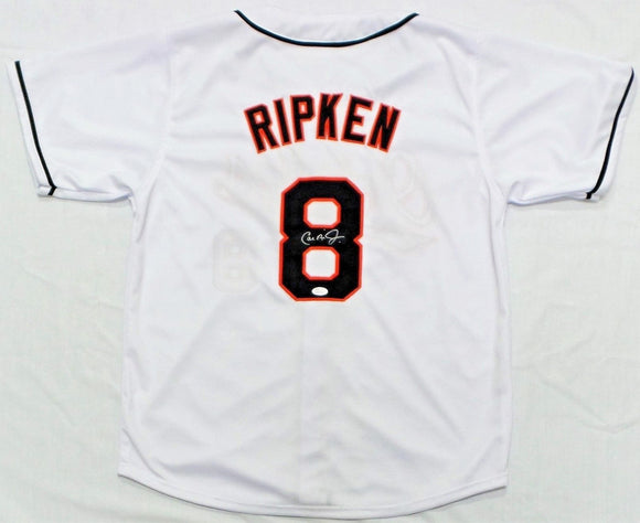 Cal Ripken, Jr. Signed Autographed Baltimore Orioles Baseball Jersey (JSA COA)