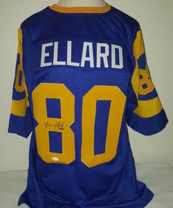 Henry Ellard Signed Autographed Los Angeles Rams Football Jersey (JSA COA)