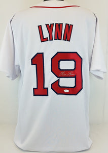 Fred Lynn Signed Autographed Boston Red Sox Baseball Jersey (JSA COA)