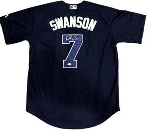 Dansby Swanson Signed Autographed Atlanta Braves Baseball Jersey (JSA COA)