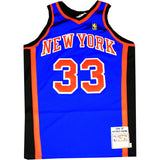 Patrick Ewing Signed Autographed New York Knicks Basketball Jersey (Steiner COA)