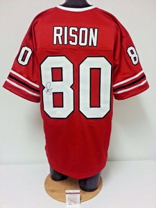 Andre Rison Signed Autographed Kansas City Chiefs Football Jersey (JSA COA)