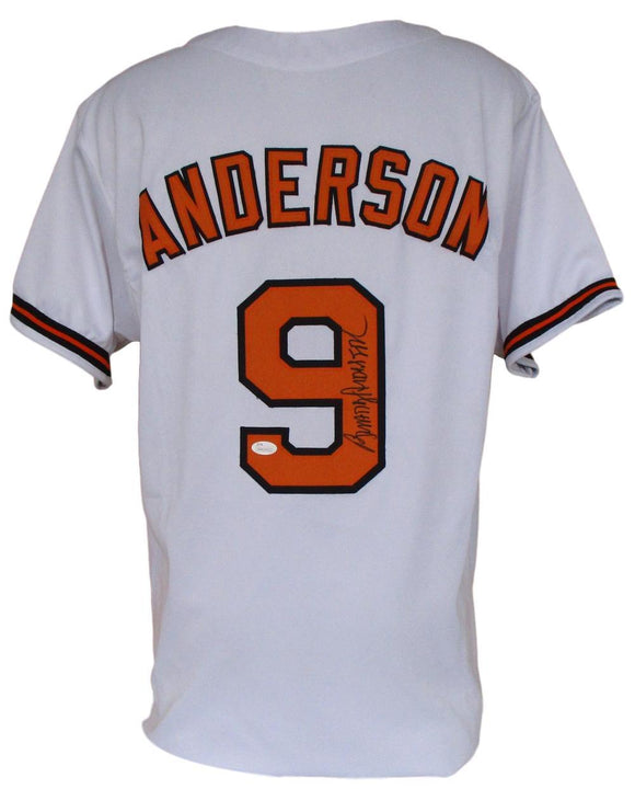 Brady Anderson Signed Autographed Baltimore Orioles Baseball Jersey (JSA COA)