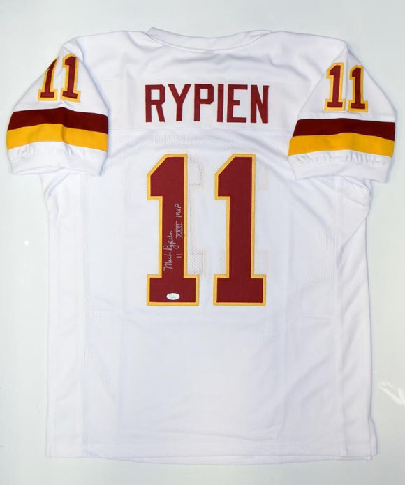 Mark Rypien Signed Autographed Washington Redskins Football Jersey (JSA COA)
