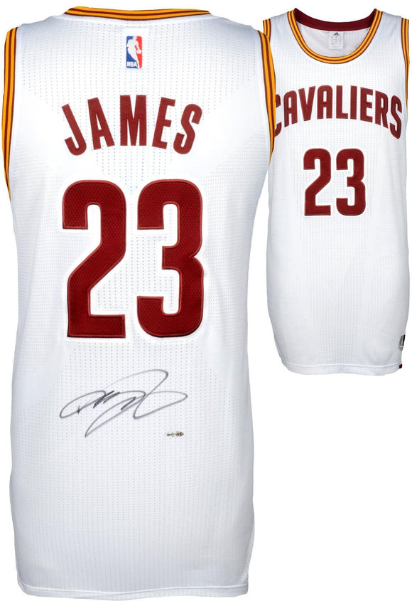LeBron James Signed Autographed Cleveland Cavaliers Basketball Jersey (UDA COA)