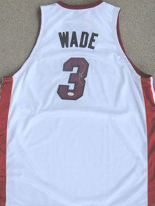 Dwyane Wade Signed Autographed Miami Heat Basketball Jersey (PSA/DNA COA)