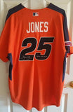 Andruw Jones Signed Autographed Atlanta Braves 2005 All Star Baseball Jersey (Mounted Memories COA)