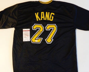 Jung-Ho Kang Signed Autographed Pittsburgh Pirates Baseball Jersey (JSA COA)