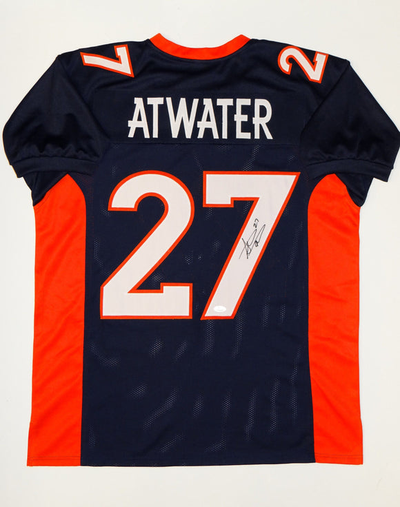 Steve Atwater Signed Autographed Denver Broncos Football Jersey (JSA COA)
