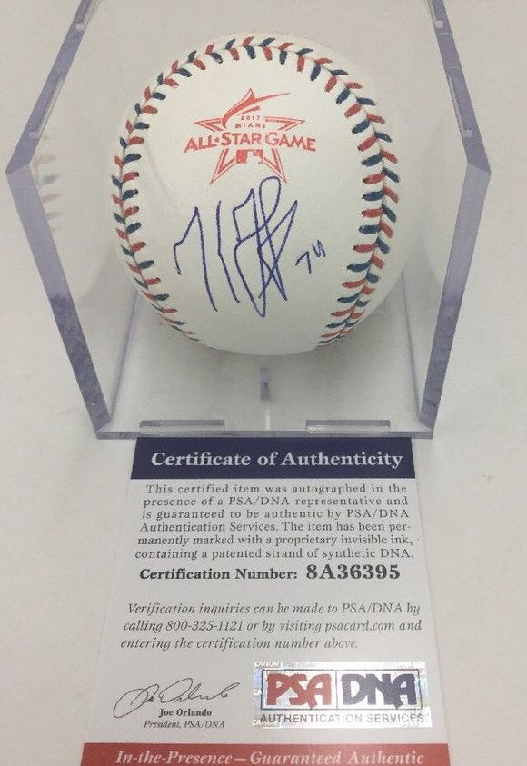 Kenley Jansen Signed Autographed Official Major League (OML) 2017 All-Star Game Baseball - PSA/DNA COA