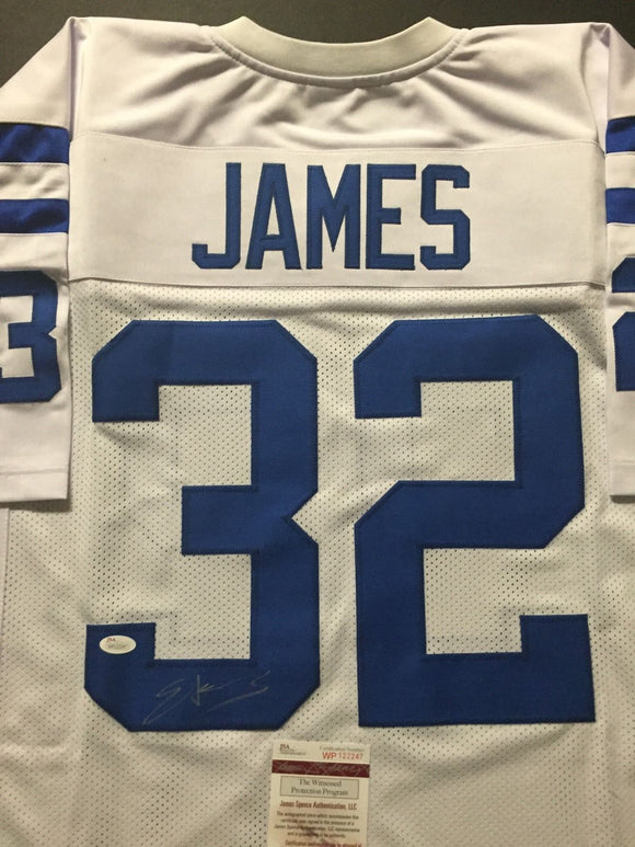 Edgerrin James Signed Autographed Indianapolis Colts Football Jersey (JSA COA)