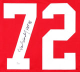 Dan Dierdorf Signed Autographed St. Louis Cardinals Football Jersey (JSA COA)