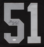Bruce Irvin Signed Autographed Oakland Raiders Football Jersey (JSA COA)