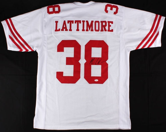 Marcus Lattimore Signed Autographed San Francisco 49ers Football Jersey (JSA COA)