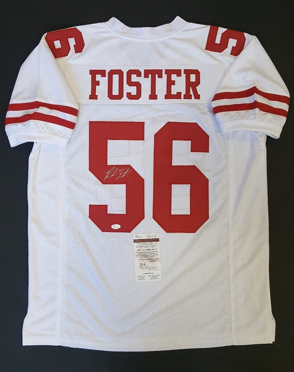Reuben Foster Signed Autographed San Francisco 49ers Football Jersey (JSA COA)