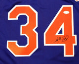 Noah Syndergaard Signed Autographed New York Mets Baseball Jersey (JSA COA)