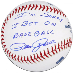Pete Rose Signed Autographed "I'm Sorry I Bet on Baseball" Major League Baseball (ASI COA)
