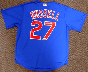 Addison Russell Signed Autographed Chicago Cubs Baseball Jersey (Beckett COA)