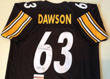 Dermontti Dawson Signed Autographed Pittsburgh Steelers Football Jersey (JSA COA)