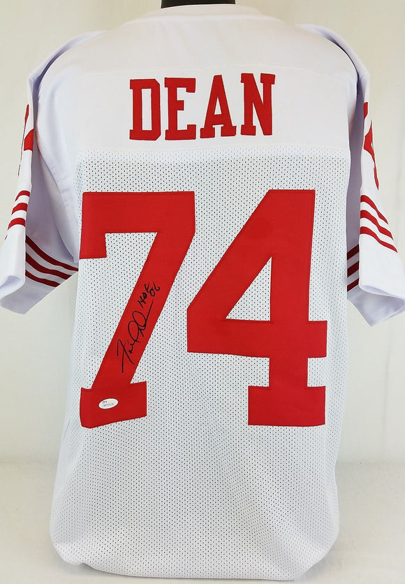 Fred Dean Signed Autographed San Francisco 49ers Football Jersey (JSA COA)