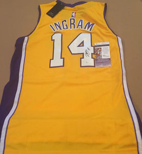 Brandon Ingram Signed Autographed Los Angeles Lakers Basketball Jersey (JSA COA)