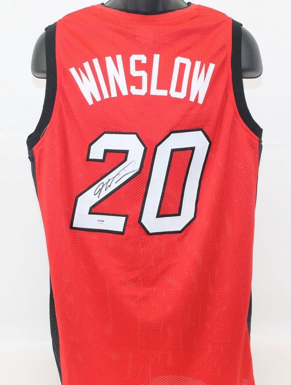 Justise Winslow Signed Autographed Miami Heat Basketball Jersey (PSA/DNA COA)