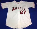 Mike Trout Signed Autographed Los Angeles Angels Baseball Jersey (PSA/DNA COA)
