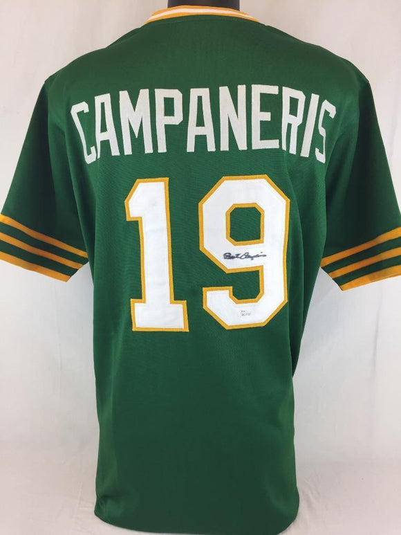 Bert Campaneris Signed Autographed Oakland Athletics Baseball Jersey (JSA COA)