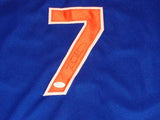 Travis D'Arnaud Signed Autographed New York Mets Baseball Jersey (JSA COA)