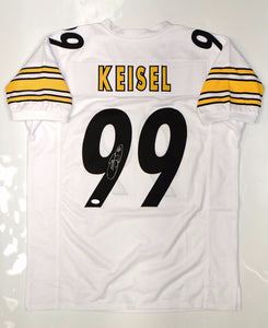 Brett Keisel Signed Autographed Pittsburgh Steelers Football Jersey (JSA COA)