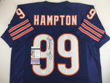 Dan Hampton Signed Autographed Chicago Bears Football Jersey (JSA COA)