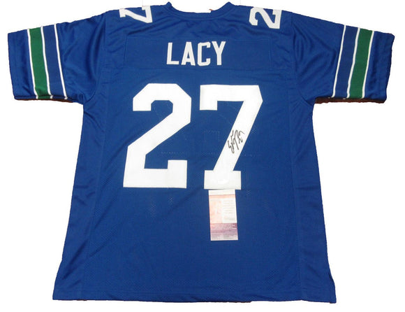 Eddie Lacy Signed Autographed Seattle Seahawks Jersey (JSA COA)