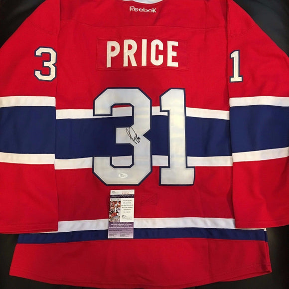 Carey Price Signed Autographed Montreal Canadiens Hockey Jersey (JSA COA)