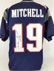 Malcolm Mitchell Signed Autographed New England Patriots Football Jersey (JSA COA)