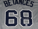 Dellin Betances Signed Autographed New York Yankees Baseball Jersey (JSA COA)