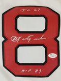 Carl Yastrzemski Signed Autographed Boston Red Sox Baseball Jersey (JSA COA)