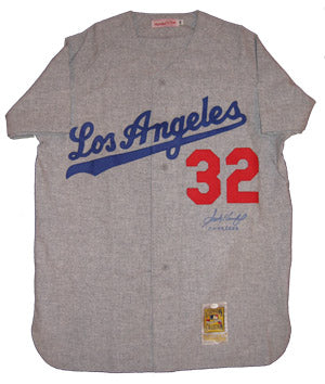Sandy Koufax Signed Autographed Los Angeles Dodgers Jersey w/ CY 63, 65, 66 Inscription (Online Authentics COA)