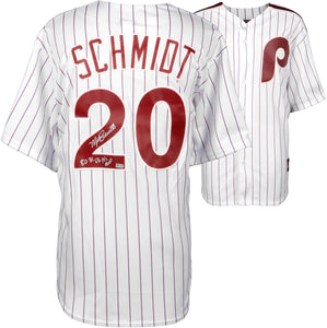 Mike Schmidt Signed Autographed Philadelphia Phillies Baseball Jersey (MLB Authenticated)