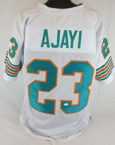 Jay Ajayi Signed Autographed Miami Dolphins Football Jersey (JSA COA)