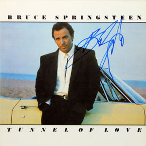 Bruce Springsteen Signed Autographed "Tunnel of Love" Record Album (Beckett COA)