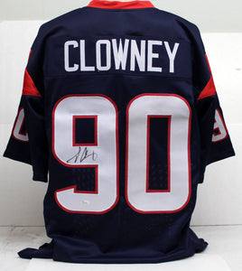 Jadeveon Clowney Signed Autographed Houston Texans Football Jersey (JSA COA)