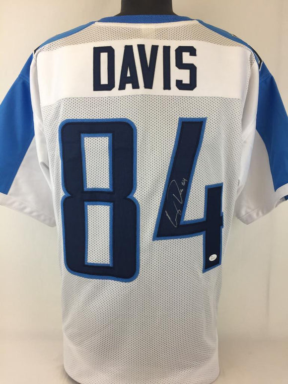 Corey Davis Signed Autographed Tennessee Titans Football Jersey (JSA COA)