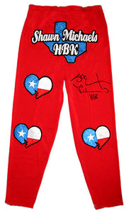 Shawn Michaels Signed Autographed Red Wrestling Tights (ASI COA)