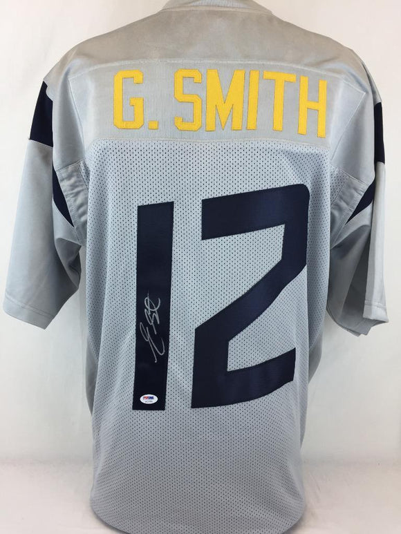 Geno Smith Signed Autographed West Virginia Mountaineers Football Jersey (PSA/DNA COA)